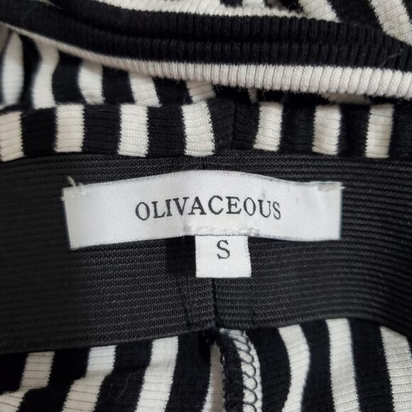 Olivaceous | Flare Leg High Rise Stretch Elastic Waist Pants - Picture 5 of 6